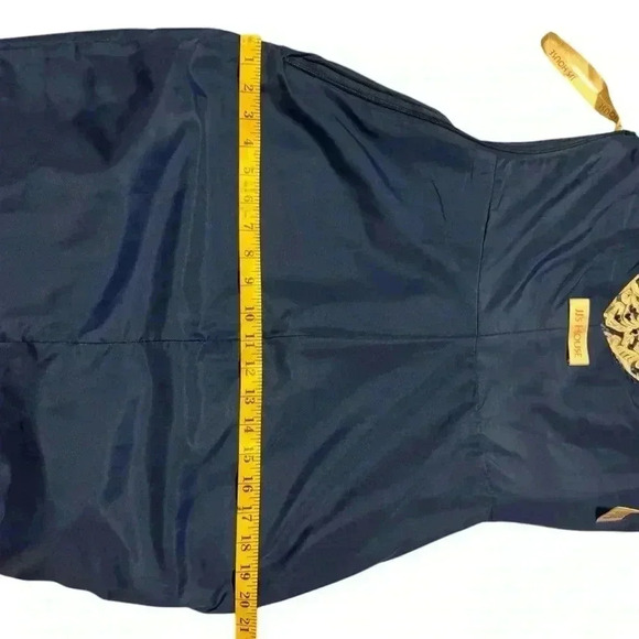 JJ’S House Blue And White Sequined formal Prom dress. - Picture 12 of 13